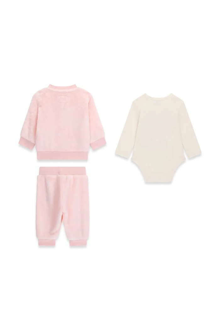 Guess Komplet dresowy niemowlęcy S6BG12.W4077.9BY2 różowy AW26