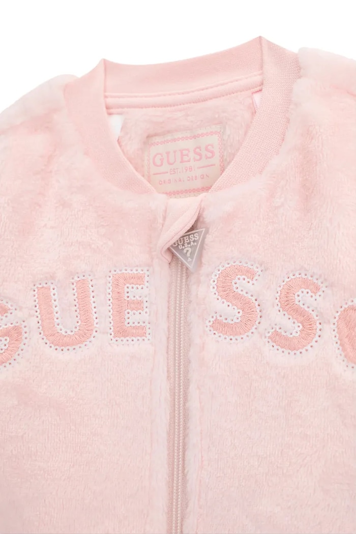Komplet dresowy niemowlęcy Guess S6BG12.W4077.9BY2 różowy