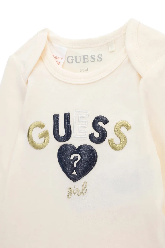 Dziewczynka Guess Komplet codzienny niemowlęcy bawełniany S6BG10.K6022.9BY2 granatowy