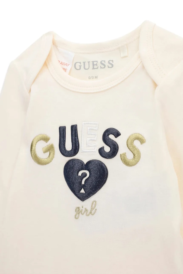Dziewczynka Guess Komplet codzienny niemowlęcy bawełniany S6BG10.K6022.9BY2 granatowy