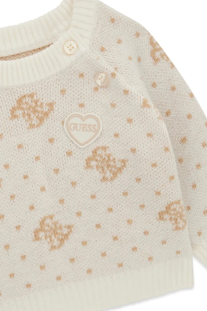 Komplet niemowlęcy z dodatkiem wełny Guess S6BG07.Z1328.9BY2 beżowy