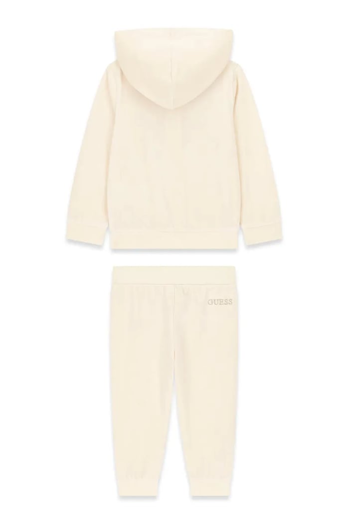 Dziewczynka Guess Komplet dresowy dziecięcy K6BG05.K5912.9BY2 beżowy