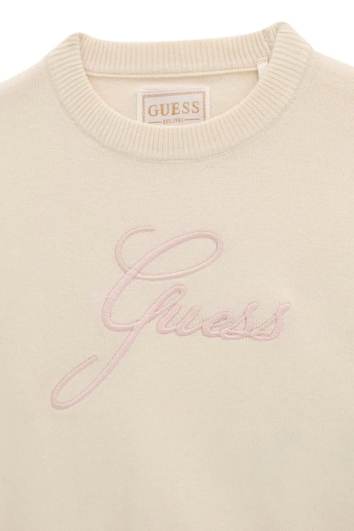 Dziewczynka Guess Komplet dziecięcy z wiskozą K6BG04.Z1291.9BY2 beżowy