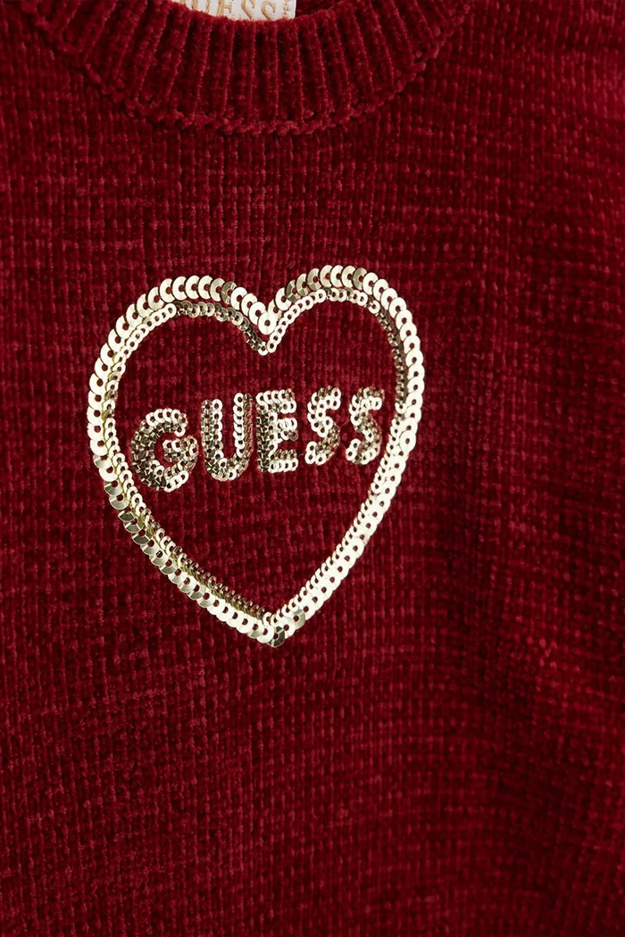 Dziewczynka Guess Komplet dziecięcy K6BG03.Z1290.9BY2 bordowy