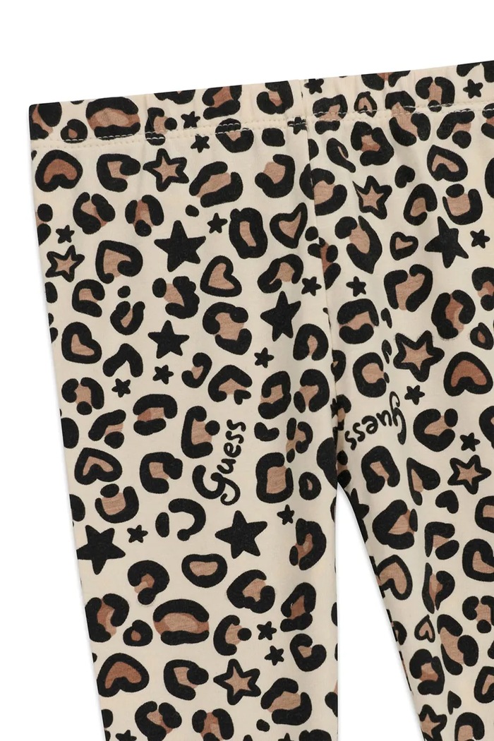 Komplet codzienny niemowlęcy bawełniany z elastanem Guess bordowy A6BG06.K5973.9BY2