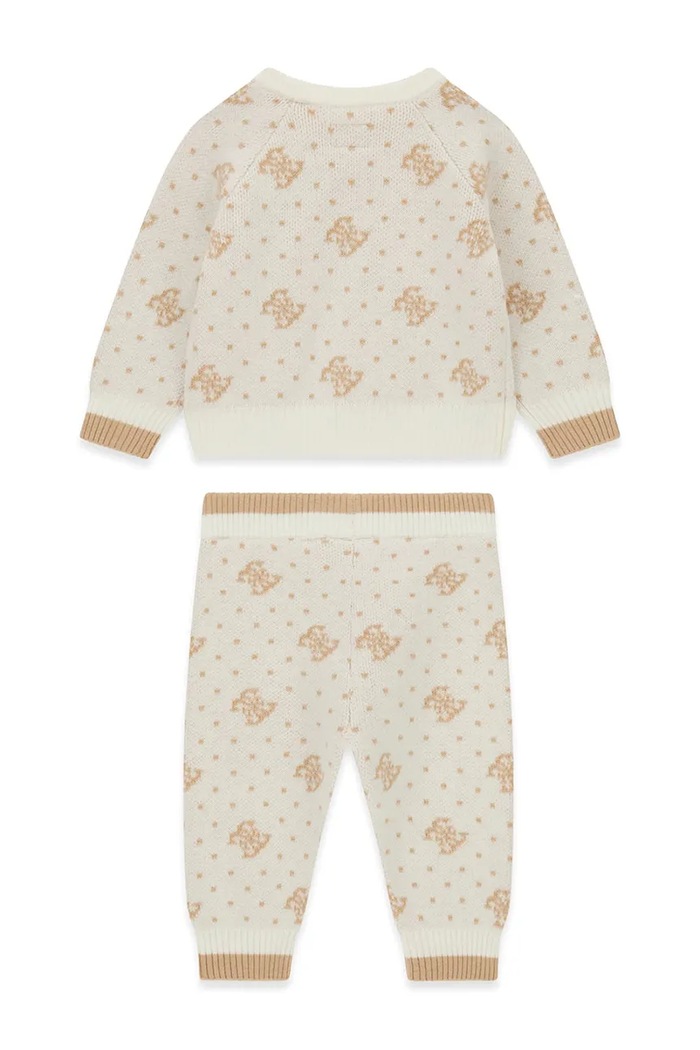 Guess Komplet dziecięcy z dodatkiem wełny A6BG03.Z1320.9BY2 beżowy AW26