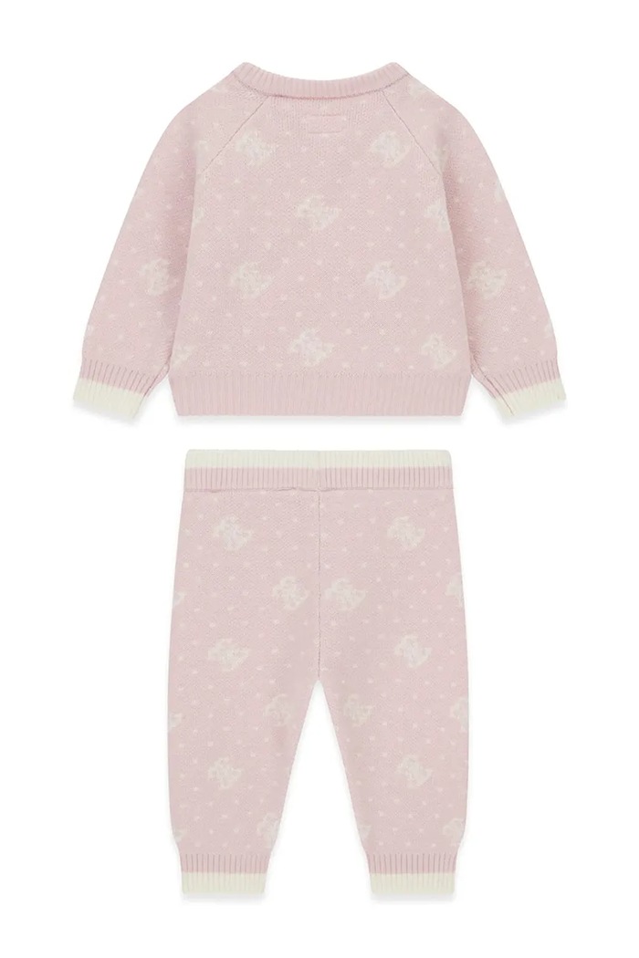 Guess Komplet dziecięcy z dodatkiem wełny A6BG03.Z1320.9BY2 różowy AW26