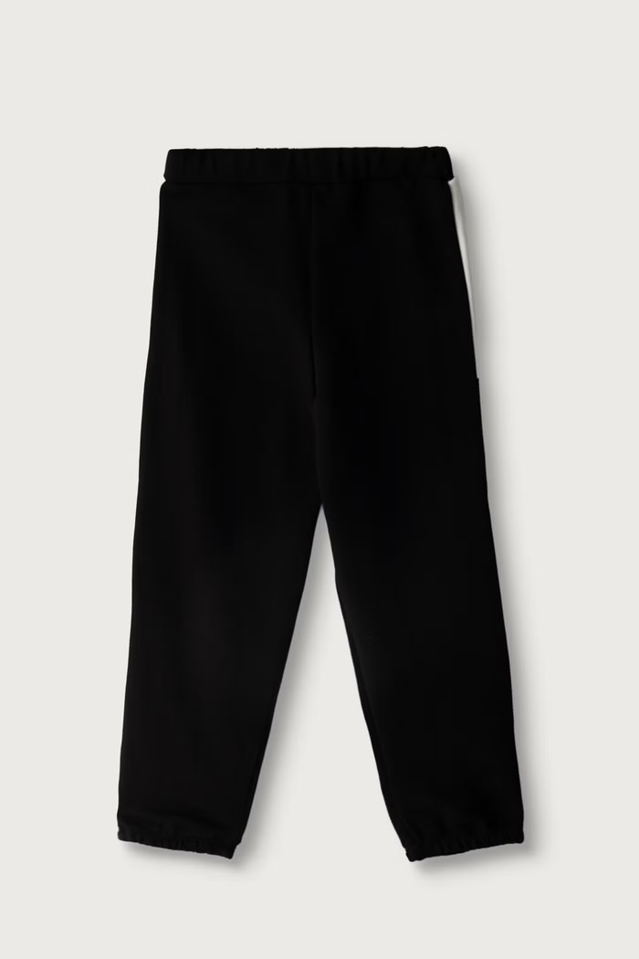 Elisabetta Franchi Trenirka otroška bombažna EFPA327.C.FF017 črna AW26