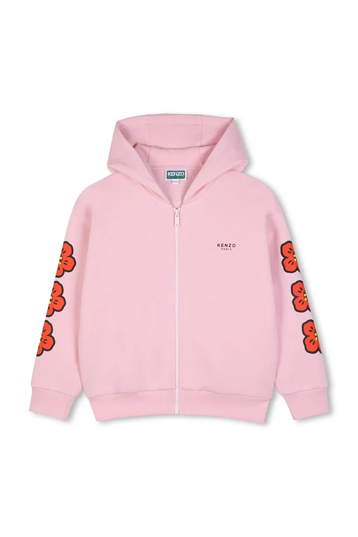Dievča Kenzo Kids Tepláková súprava detská bavlnená K62003.114.150 ružová