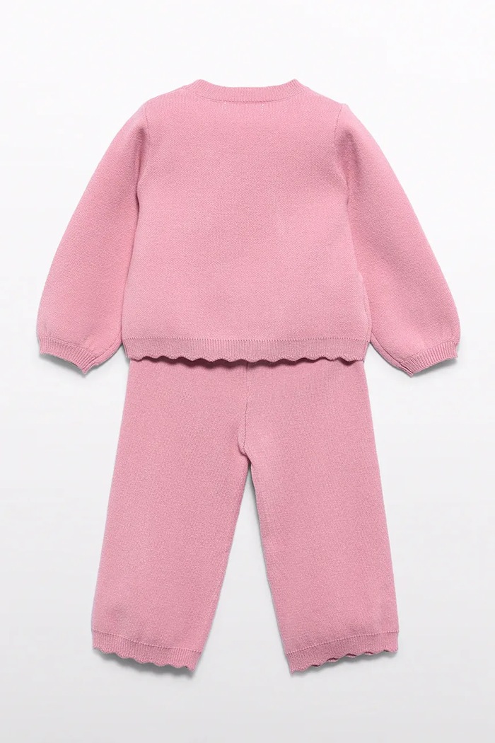 DÍVKA Abel&Lula Set dětský s viskózou 5739.12.Baby.9BY2 růžová