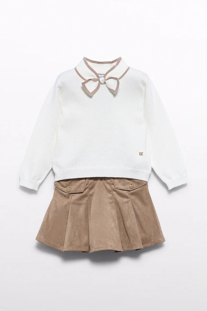 Abel&Lula καθημερινό σετ βρεφικό 5521.13.Baby.9BY2 λευκό AW26