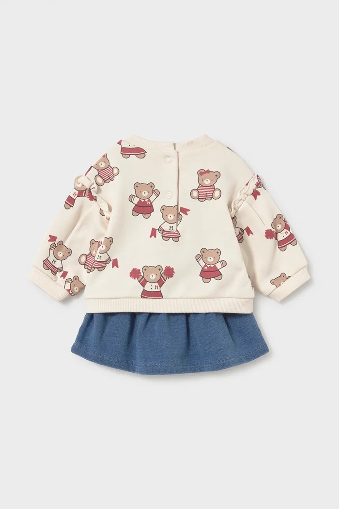 Djevojčice Mayoral Newborn komplet za svaki dan za bebe od pamuka s elastanom 2674.2T.Newborn.9BY2 crvena