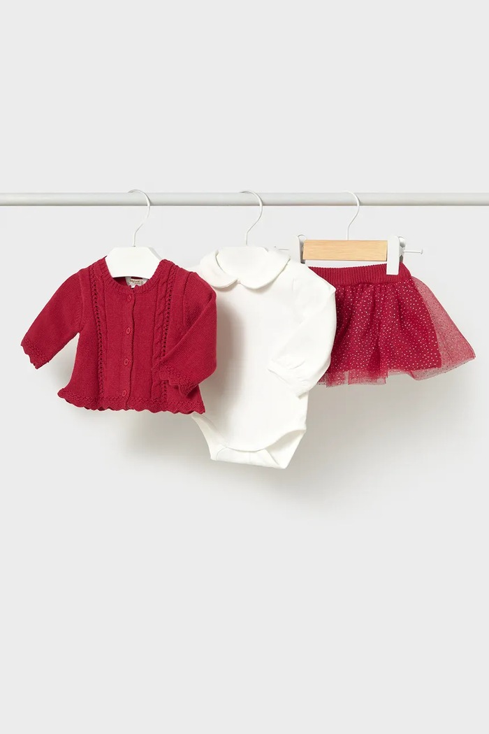 Mayoral Newborn komplet niemowlęcy czerwony 2811.2K.Newborn.9BY2