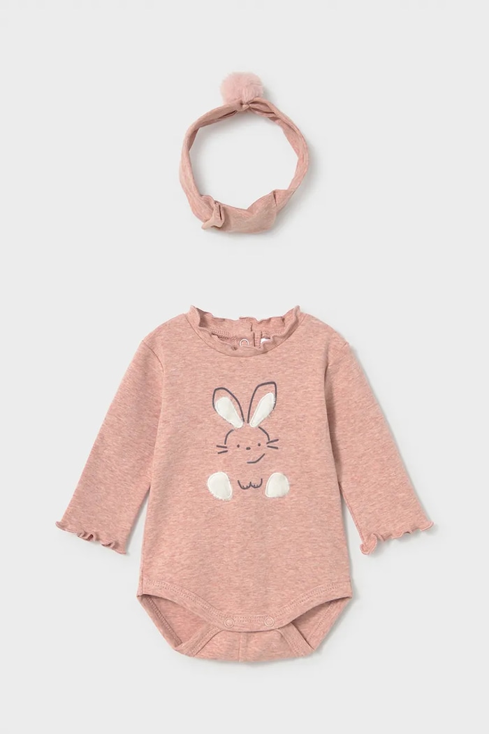 Mayoral Newborn komplet za svaki dan za bebe s pamukom 2810.2J.Newborn.9BY2 roza AW26
