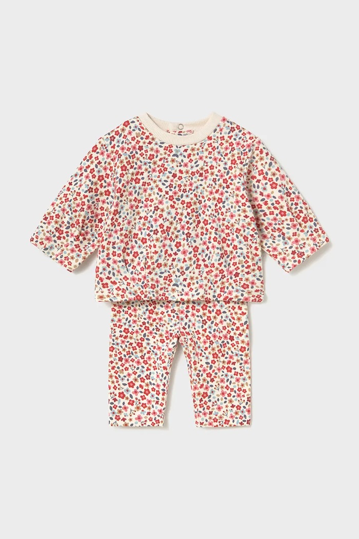 Mayoral Newborn комплект для младенцев из хлопка с эластаном 2759.2P.Newborn.9BY2 красный AW26