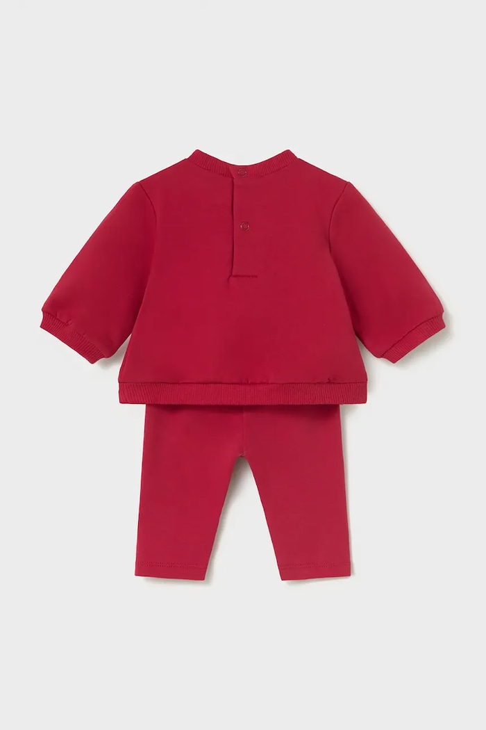 Девочка Mayoral Newborn комплект для младенцев из хлопка с эластаном 2759.2P.Newborn.9BY2 красный