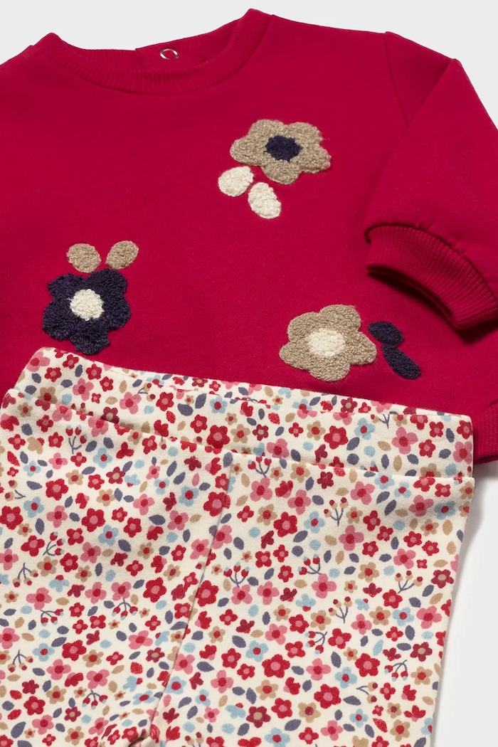 Mayoral Newborn комплект для младенцев из хлопка с эластаном красный 2759.2P.Newborn.9BY2