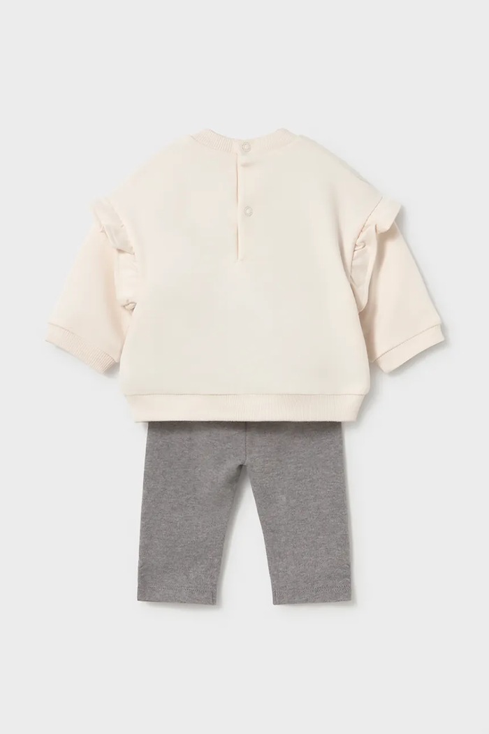 Κοριτσίστικα Mayoral Newborn σετ βρεφικό με βαμβάκι 2758.2J.Newborn.9BY2 μπεζ