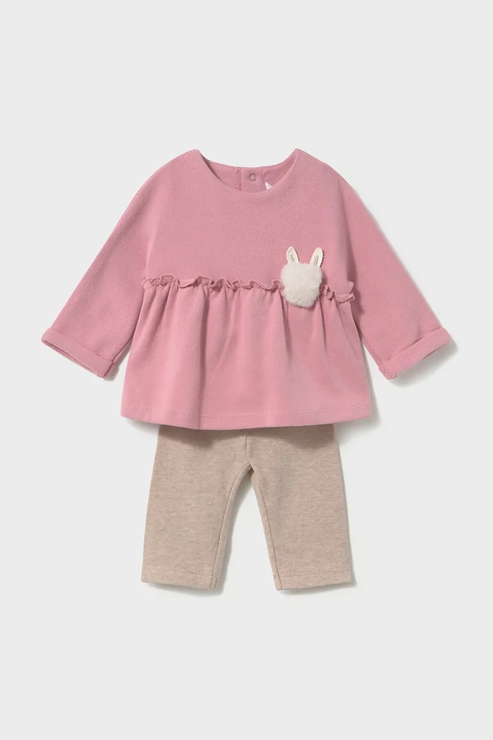 Mayoral Newborn комплект для немовлят з бавовною 2758.2J.Newborn.9BY2 рожевий AW26