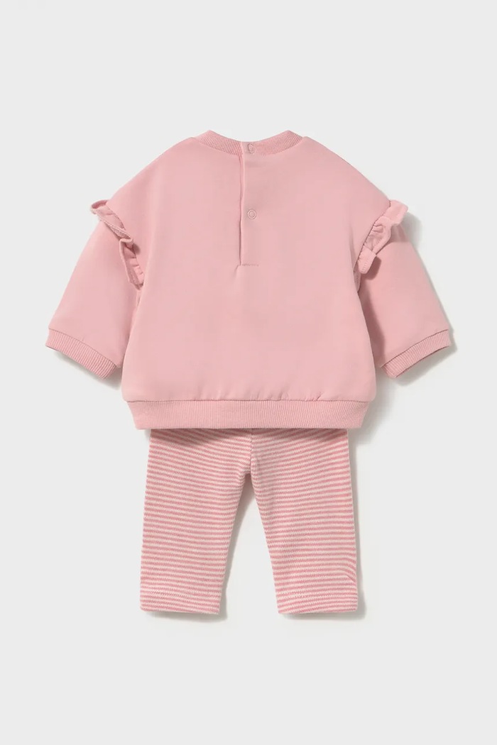 Дівчинка Mayoral Newborn комплект для немовлят з бавовною 2758.2J.Newborn.9BY2 рожевий