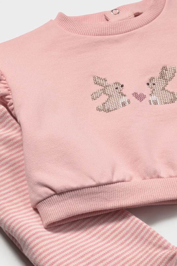 Mayoral Newborn комплект для немовлят з бавовною рожевий 2758.2J.Newborn.9BY2