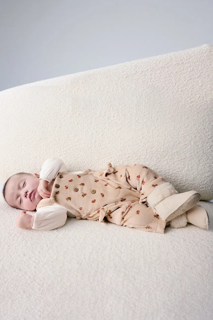 Mayoral Newborn komplet niemowlęcy bawełniany beżowy 2673.2P.Newborn.9BY2
