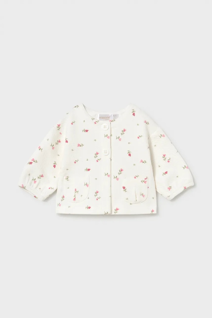 Mayoral Newborn σετ βρεφικό με βαμβάκι 2655.2E.Newborn.9BY2 λευκό AW26
