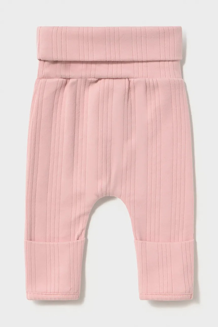BIMBA Mayoral Newborn set di tuta per neonati in cotone con elastan 2653.1A.Newborn.9BY2 rosa