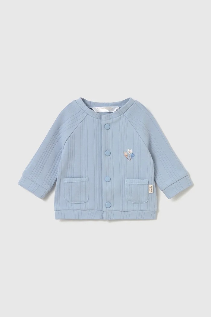 Mayoral Newborn Komplet trenirka za bebe od pamuka s elastanom 2653.1A.Newborn.9BY2 plava AW26