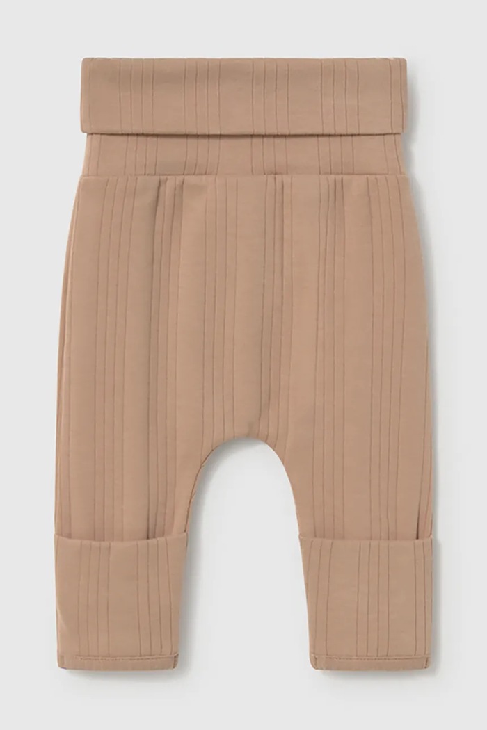 BIMBA Mayoral Newborn set di tuta per neonati in cotone con elastan 2653.1A.Newborn.9BY2 beige