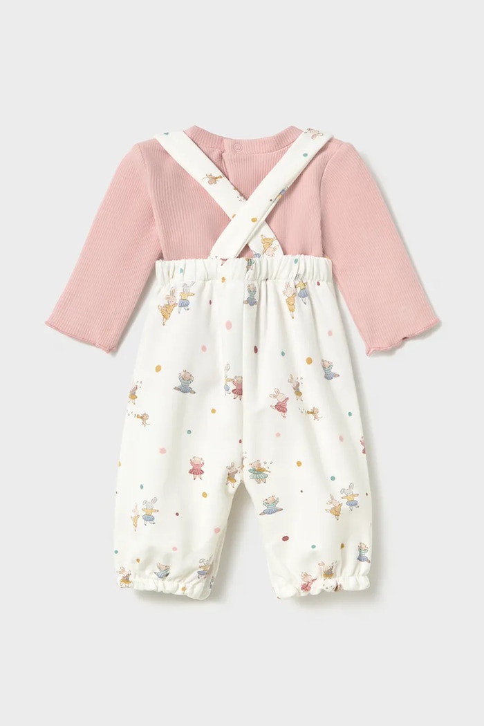 Mayoral Newborn Σετ παιδικό με βαμβάκι 2604.2E.Newborn.9BY2 ροζ AW26