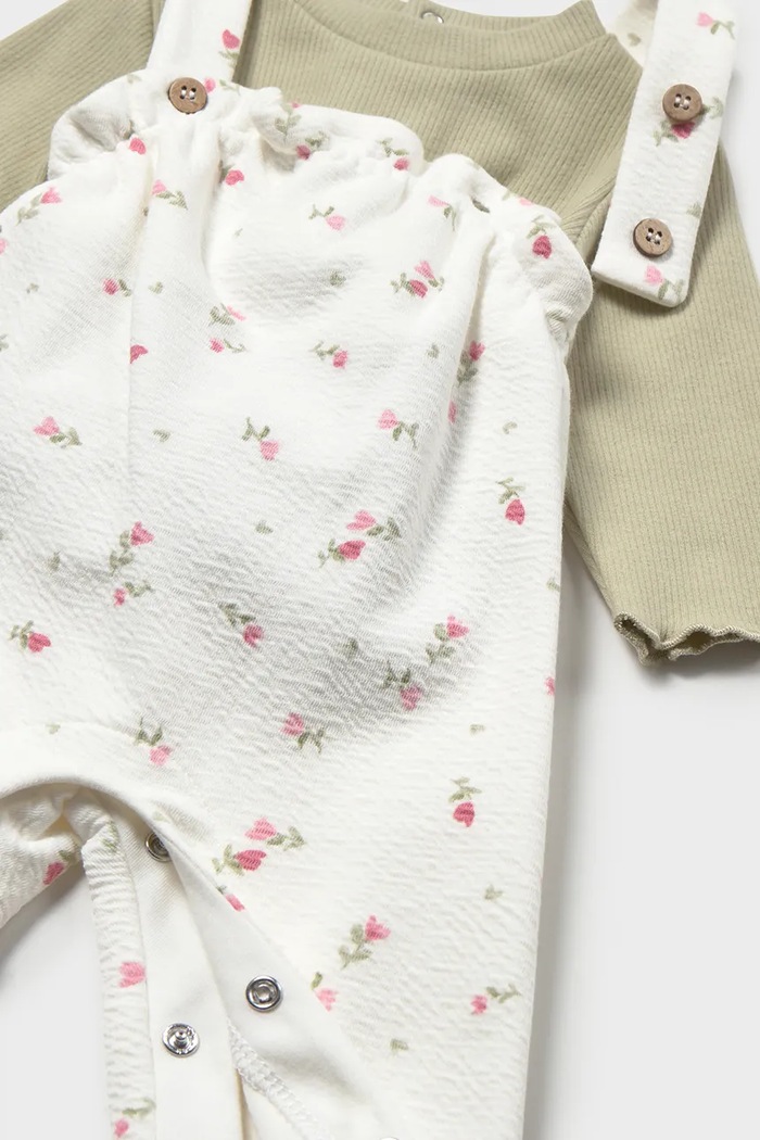 Κοριτσίστικα Mayoral Newborn σετ παιδικό με βαμβάκι 2604.2E.Newborn.9BY2 πράσινο