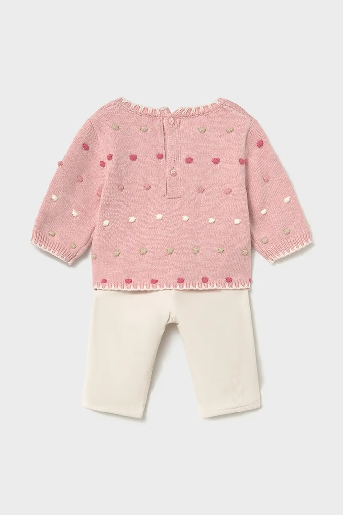 Mayoral Newborn sportovní set kojenecký s bavlnou 2526.2Q.Newborn.9BY2 růžová AW26