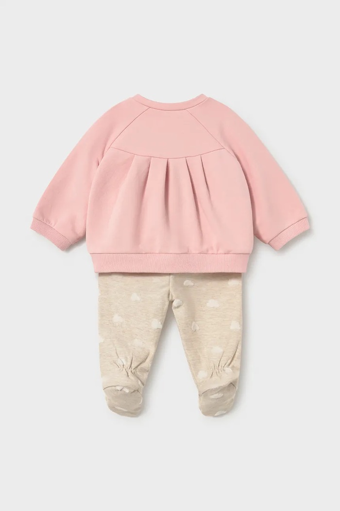 Mayoral Newborn комплект для младенцев из хлопка с эластаном 2514.2H.Newborn.9BY2 розовый AW26