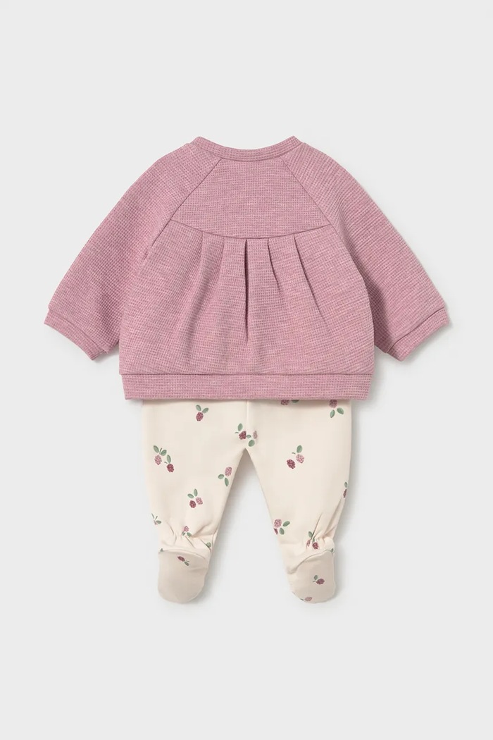 Mayoral Newborn комплект для немовлят бавовняний з еластаном 2514.2H.Newborn.9BY2 рожевий AW26