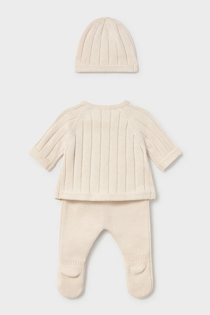 Mayoral Newborn комплект для младенцев из хлопка 2511.1A.Newborn.9BY2 бежевый AW26
