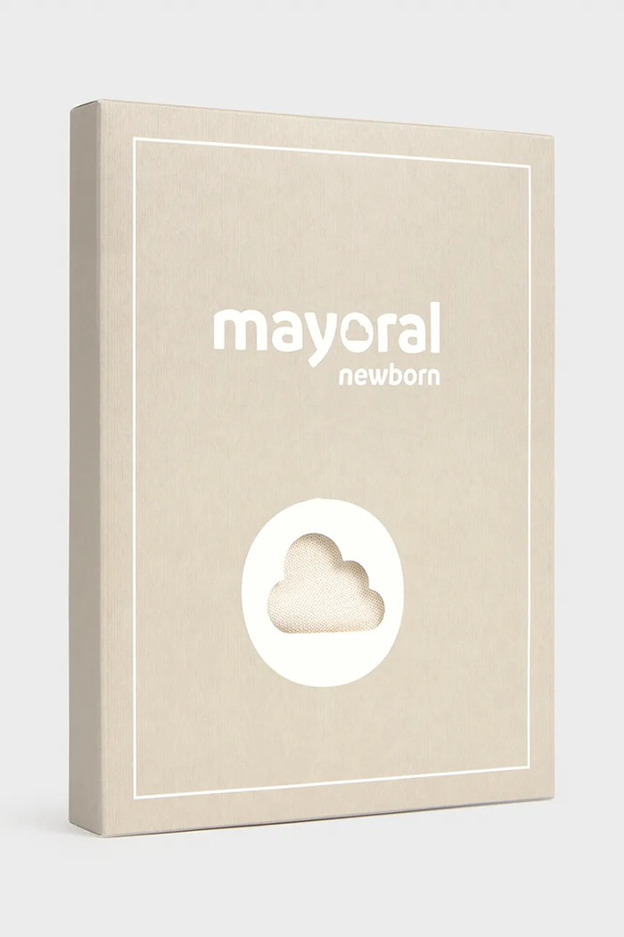 Mayoral Newborn комплект для младенцев из хлопка 2511.1A.Newborn.9BY2 бежевый