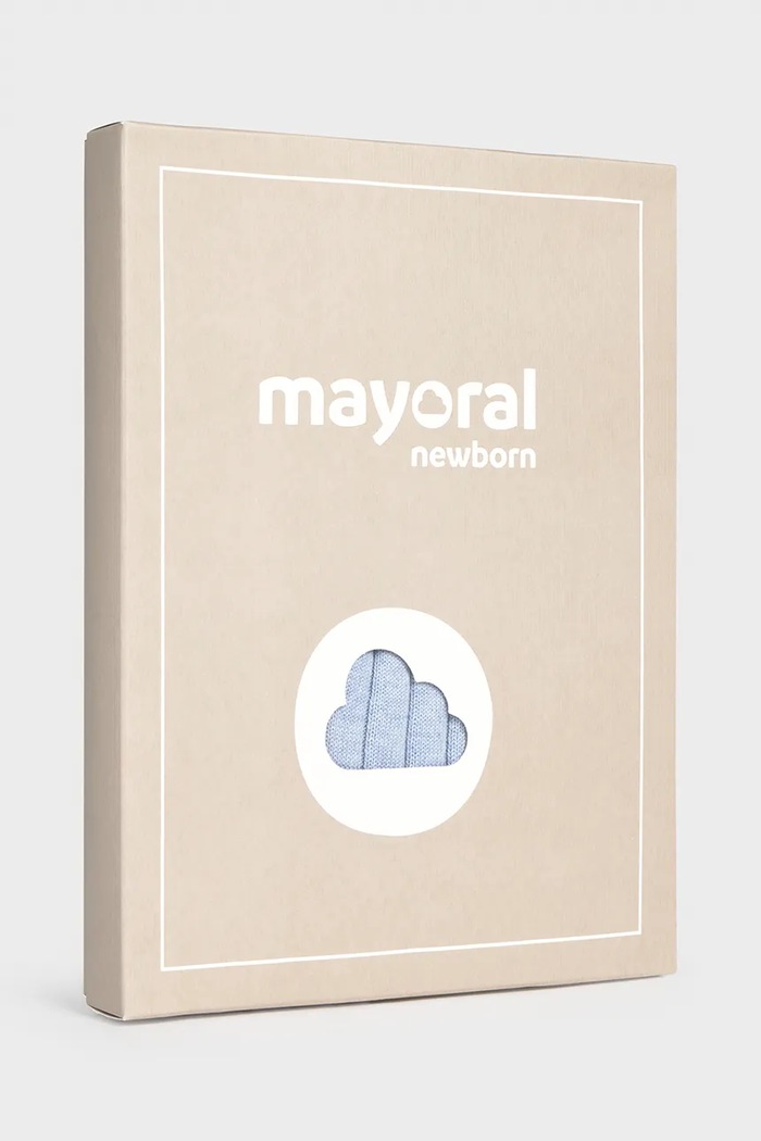 Súprava dojčenská bavlnená Mayoral Newborn modrá 2511.1A.Newborn.9BY2