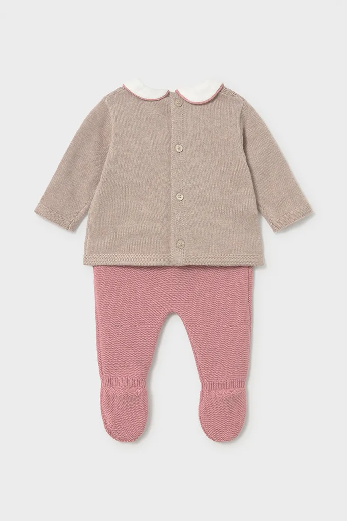 Mayoral Newborn komplet za bebe s pamukom 2501.2D.Newborn.9BY2 roza AW26