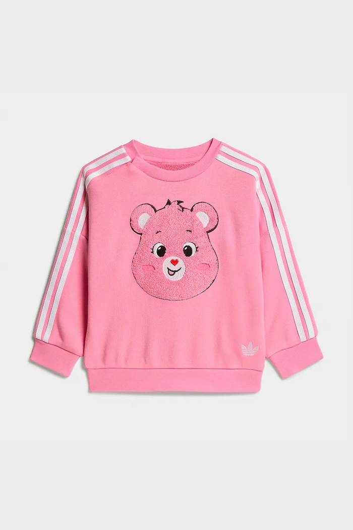 Dziewczynka adidas Originals dres dziecięcy z bawełną CARE BEARS KS4223 różowy