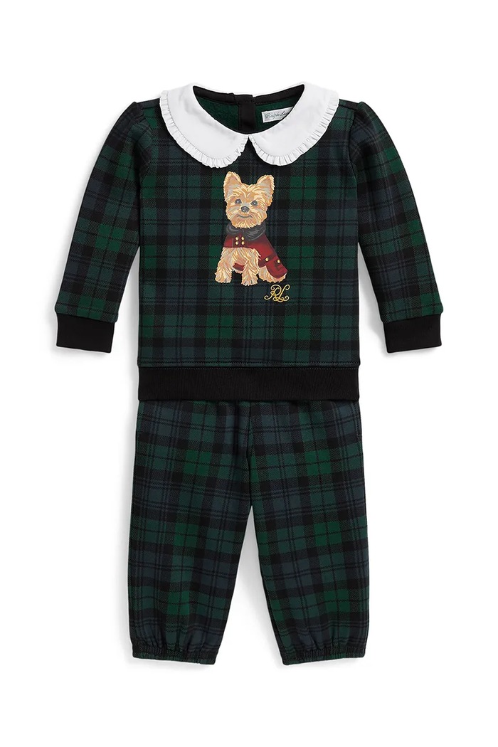 Polo Ralph Lauren Súprava dojčenská s bavlnou tmavomodrá 310B28628001