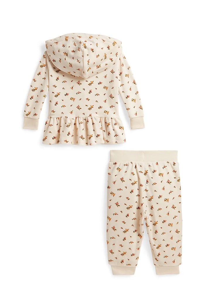 Polo Ralph Lauren komplet trenirka za djecu s pamukom 310B26829001 bijela AW26