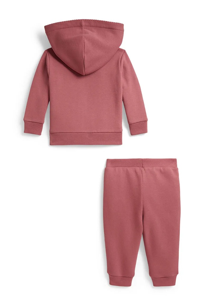 Polo Ralph Lauren komplet trenirka za djecu s pamukom 310952365501 roza AW26