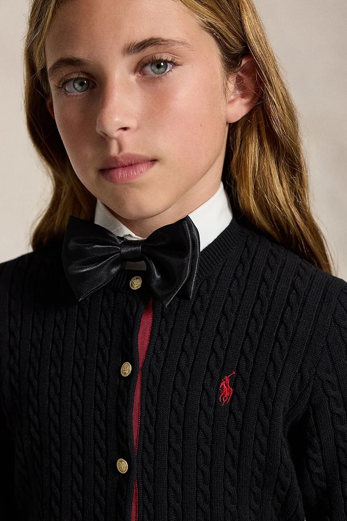 Komplet dziecięcy bawełniany Polo Ralph Lauren czarny 313B28257001