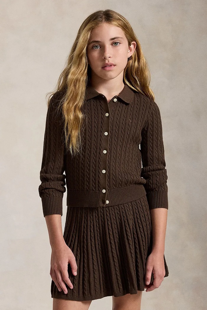 Súprava detská bavlnená Polo Ralph Lauren 313950779501 hnedá