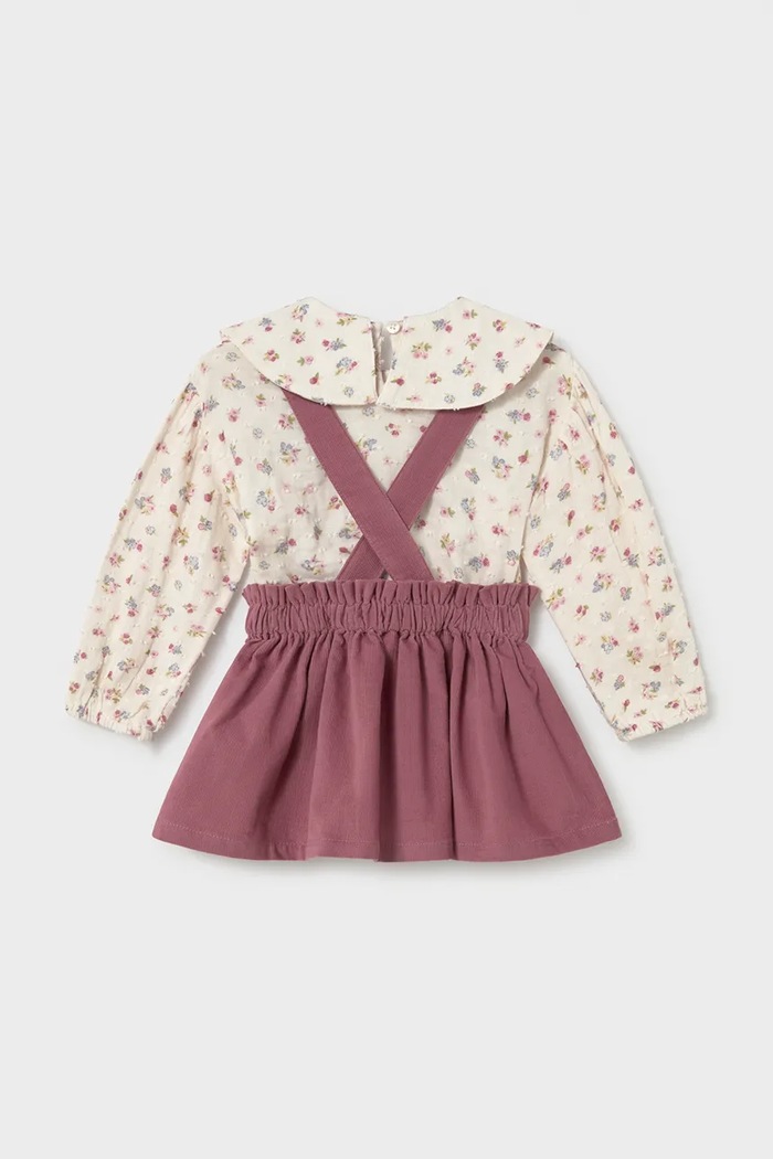 Mayoral Komplet za svaki dan za djecu od pamuka 2950.4C.Baby.9BY2 ljubičasta AW26