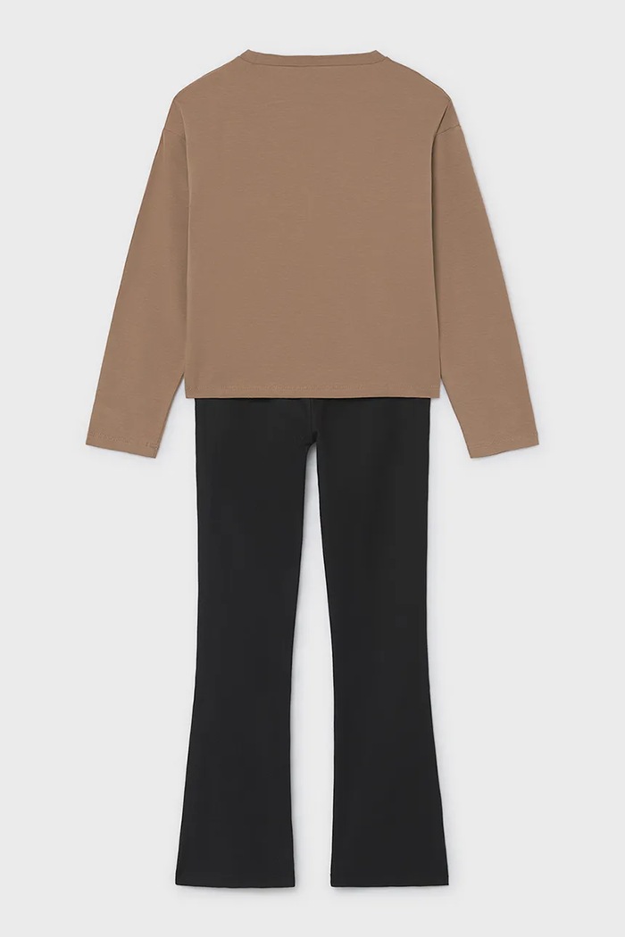 Mayoral комплект на каждый день для детей с хлопком 7762.8A.Junior.9BY2 коричневый AW26