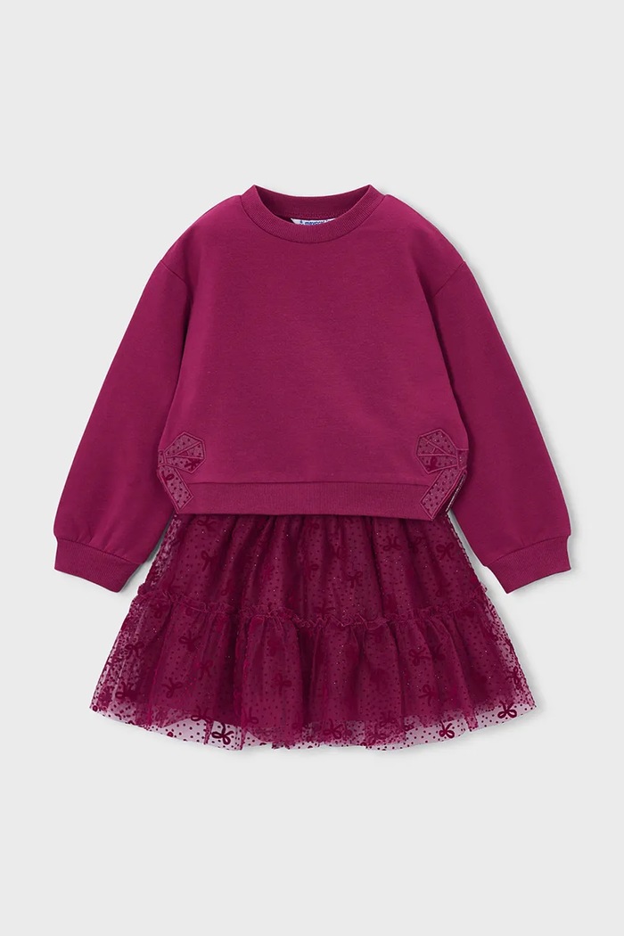 Mayoral komplet za svaki dan za djecu 4934.6H.Mini.9BY2 roza AW26