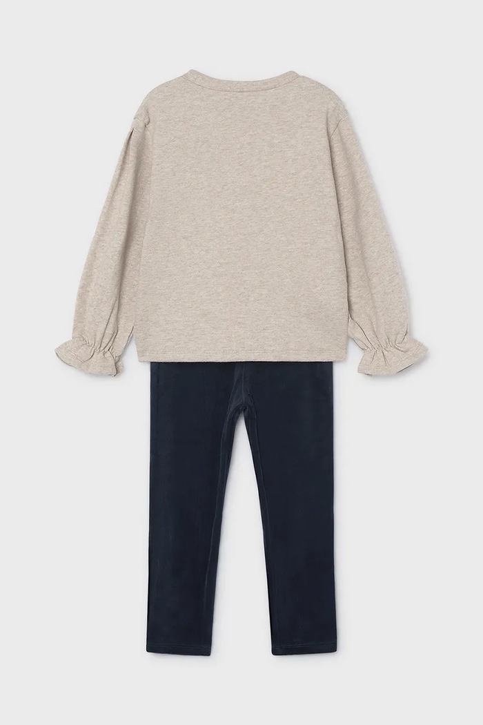 Mayoral комплект на кожен день дитячий 4739.6H.Mini.9BY2 бежевий AW26