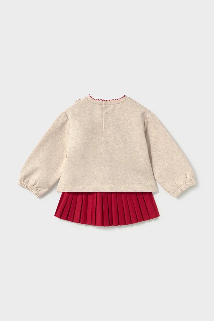 Mayoral καθημερινό σετ παιδικό 2951.4E.Baby.9BY2 κόκκινο AW26